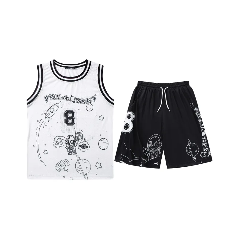 FireMonkey Astronaut Collection Basketball Suit Unisex-34