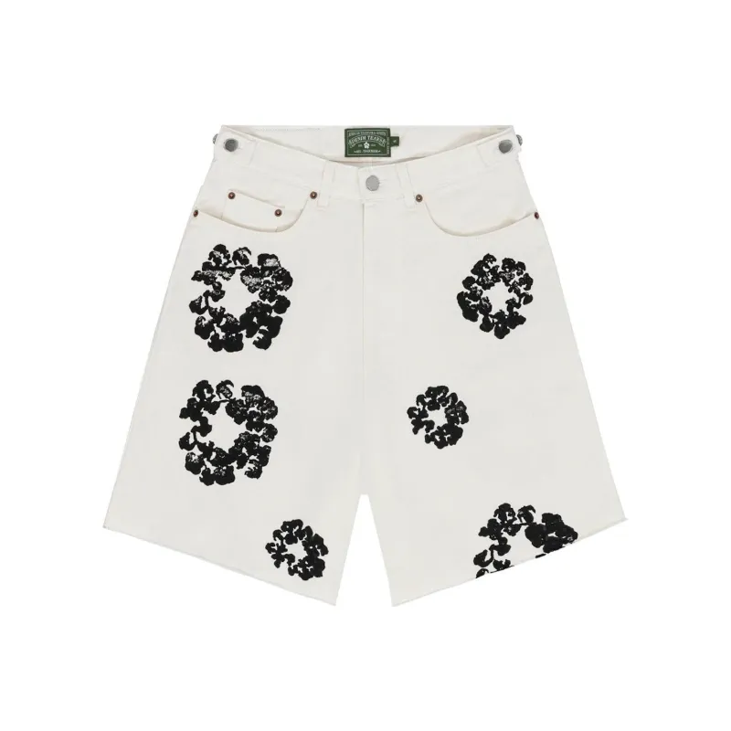 Denim Tears The Cotton Wreath Jean Short-0