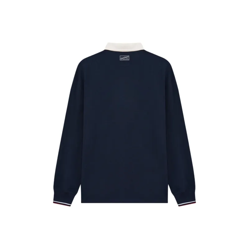 KENT&CURWEN Rose Collection SS25 Polo Shirt Men's Navy Blue-1