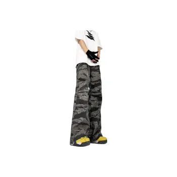 HELEH Casual Pants Unisex Camouflage