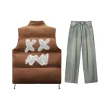 Set (Brown Top+Yellow Mud Pants)