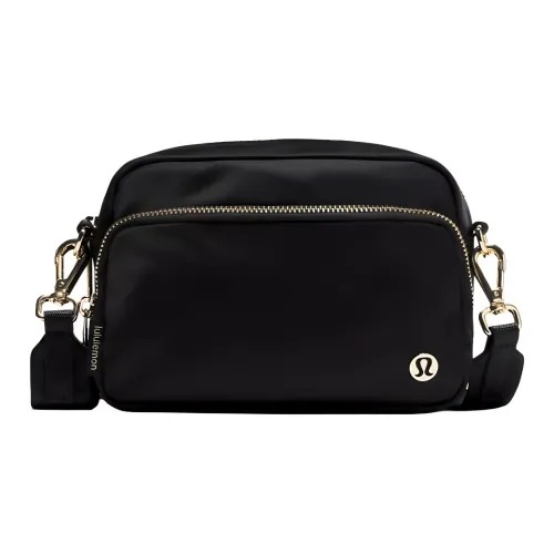 Lululemon Everywhere Nylon Shoulder Bag, Crossbody Bag Unisex Black