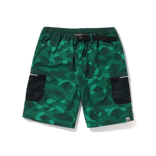 A BATHING APE Color Camo Mesh Pocket Shorts SS22