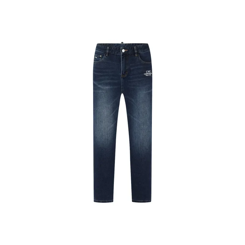 C'N'C Rhythm Party Series Fall And Winter Washable Jeans Men-7
