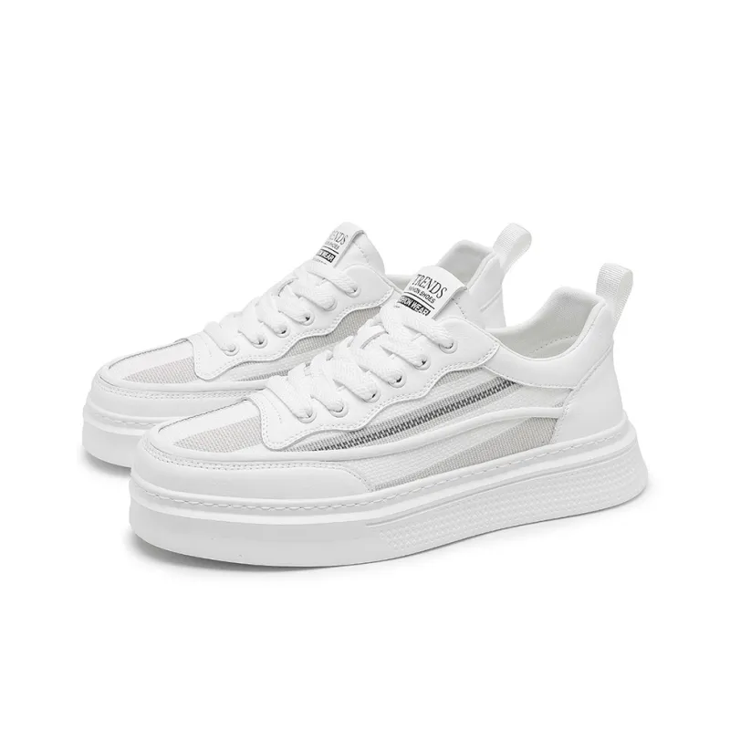 QIUTEXIONG Anti Slip Wear Resistant Low Top Skateboard Shoes Men's-2