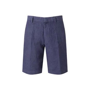 Zegna SS24 Casual Shorts Men's Dark Blue