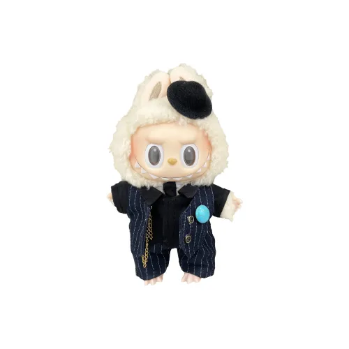[Modified Doll] POP MART Labubu THE MONSTERS Heartbeat Macaron Collection The Piano In The Sea, Cute Hang Tag Box 17cm