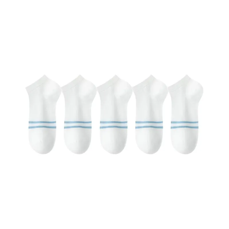 MIIOW No Show Socks Men's 5 Pack-0