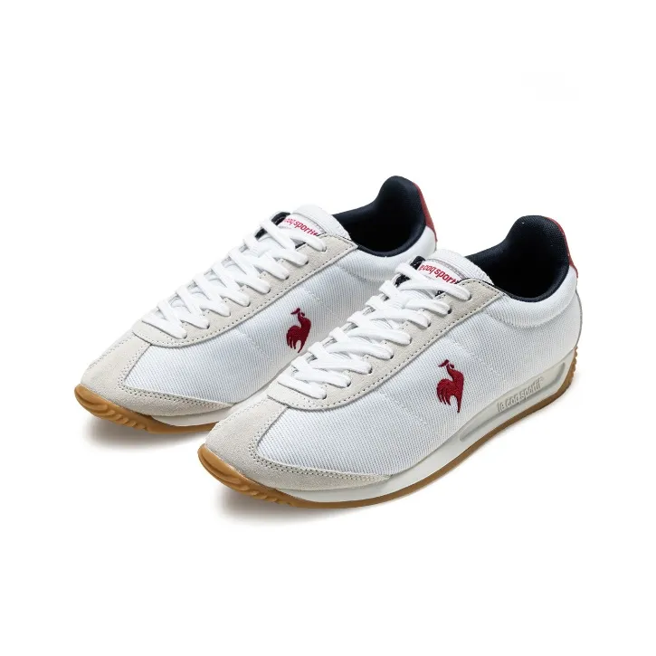 Le Coq Sportif Support, Abrasion Resistant, Lightweight, And Breathable Low Top Casual Shoes Unisex White-1