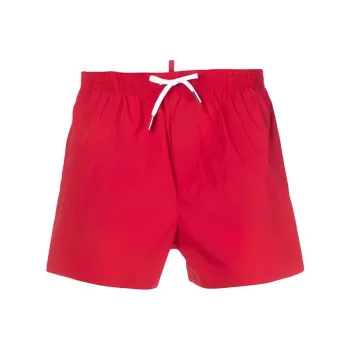DSQUARED 2 Logo Printed Drawstring Swim Shorts