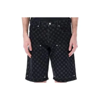 Misbhv Monogram Denim Shorts