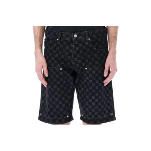 Misbhv Monogram Denim Shorts