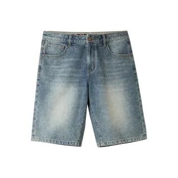 HLA Denim Shorts Men Blue Gray Denim Gradient Light 20