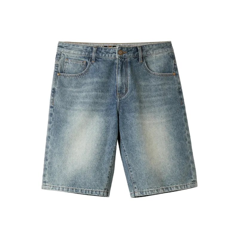HLA Denim Shorts Men Blue Gray Denim Gradient Light 20-0