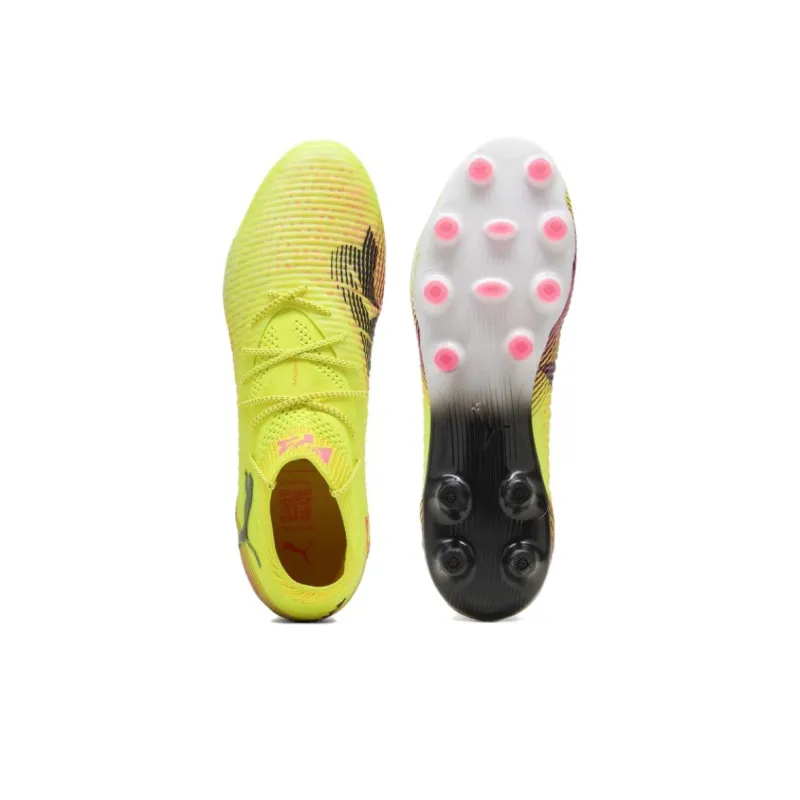 PUMA Future 8 Ultimate Artificial Ground Anti Slip Wear Resistant Soccer Shoes Unisex Yellow-3