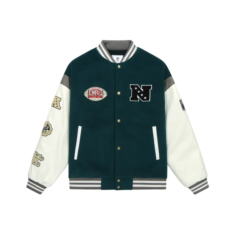 NFL Puffer Jacket Unisex Dark Coffee-8