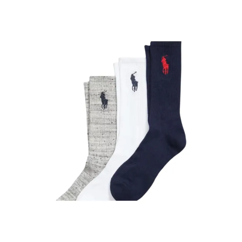 Polo Ralph Lauren Mid Calf Socks Men's 3 Pack-2