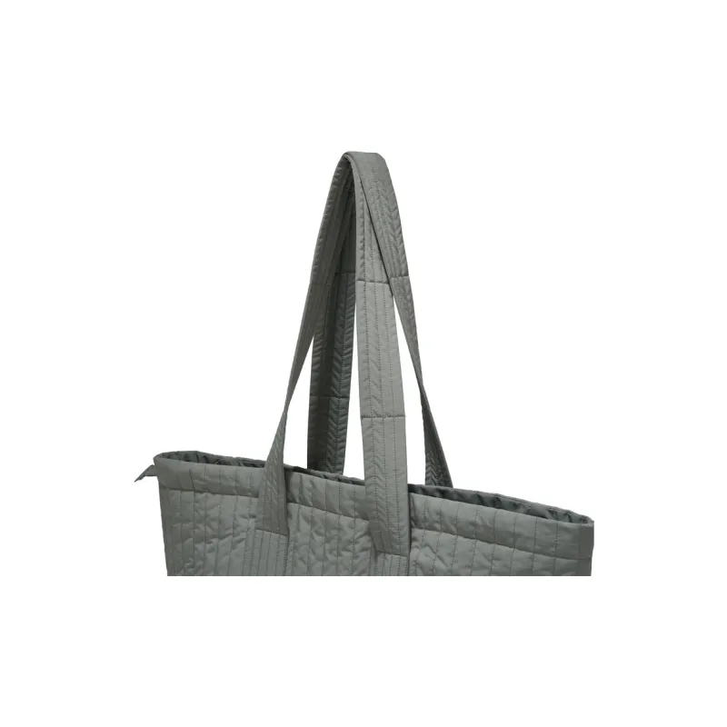 Nice Rice Polyester Shoulder Bag Medium Size Unisex Grey green/black/white-4