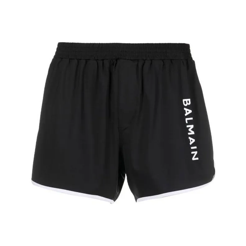 BALMAIN Casual Shorts Men Black-0