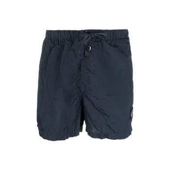 STONE ISLAND Logo patch Detail Swim Shorts