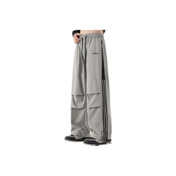 My Name Is MT Casual Pants Unisex Light Gray