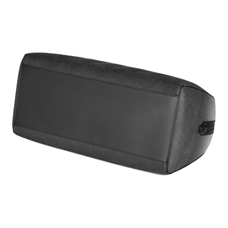 MONTBLANC Stylish 3.0 Leather Travel Bag Women's Black Gray-4