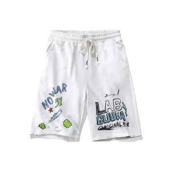 Guuka Casual Shorts Unisex White