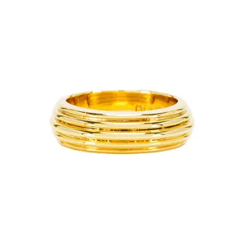 LUV AJ Metal Rings Women's Gold