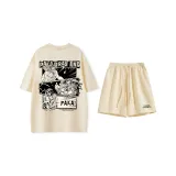 Apricot Top+Apricot Shorts