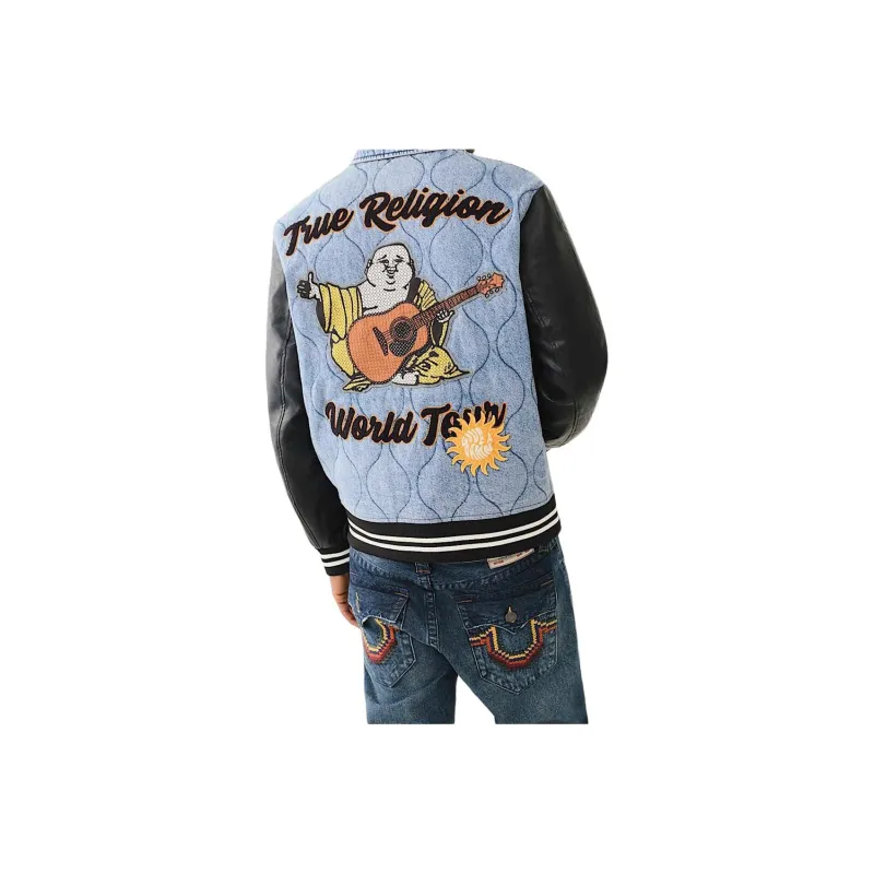 TRUE RELIGION Denim Jacket Men's Blue-1