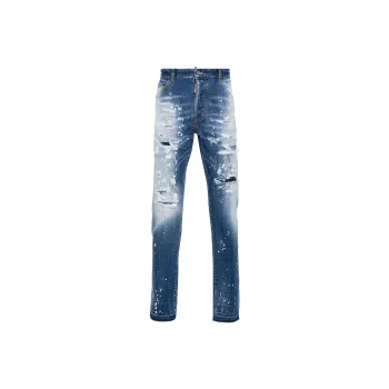 DSQUARED 2 Washed Distressed Bro Jeans