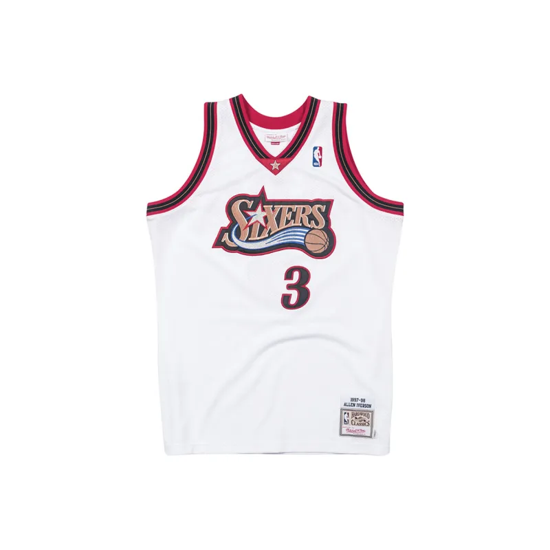 Mitchell & Ness Basketball Jersey Men's White-0