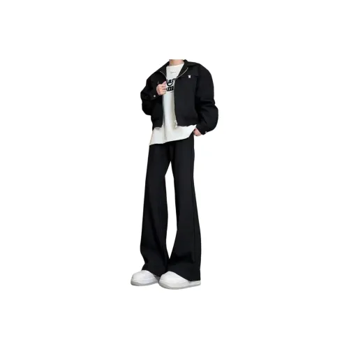 HAPPY PARTY Casual Pants Unisex Black