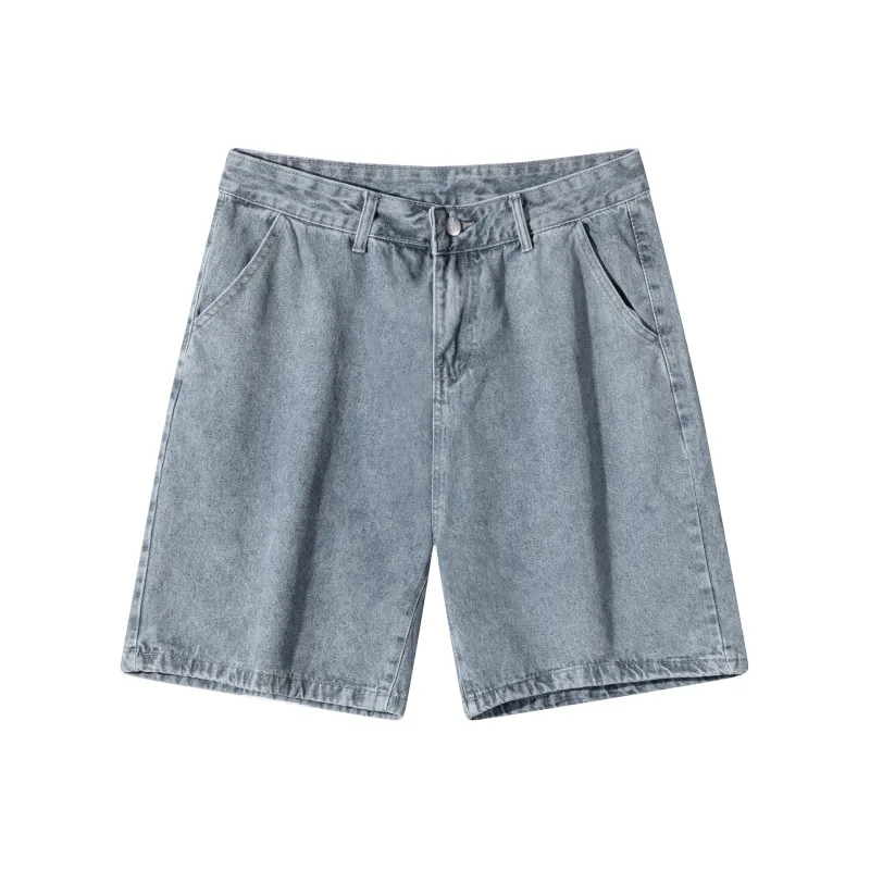 Trendy Denim Shorts American Vintage Luxury Streetwear Minimalist Style Unisex-10