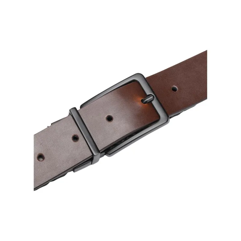 JEANSWEST Split Cow Leather With Transferred Pattern Leather Belts Men's 3.0CM-2