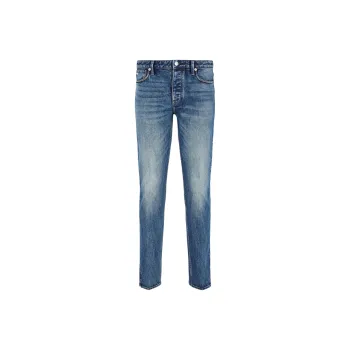 EMPORIO ARMANI J75 Slim fit Stone washed Denim Jeans With Whisker Lines