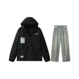 Set (Knight Black Top+Yellow Mud Pants)