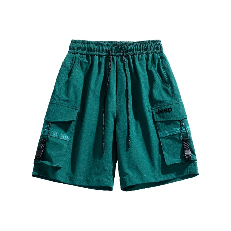 Jeep Gorpcore Versatile Parachute Cargo Shorts Unisex-0