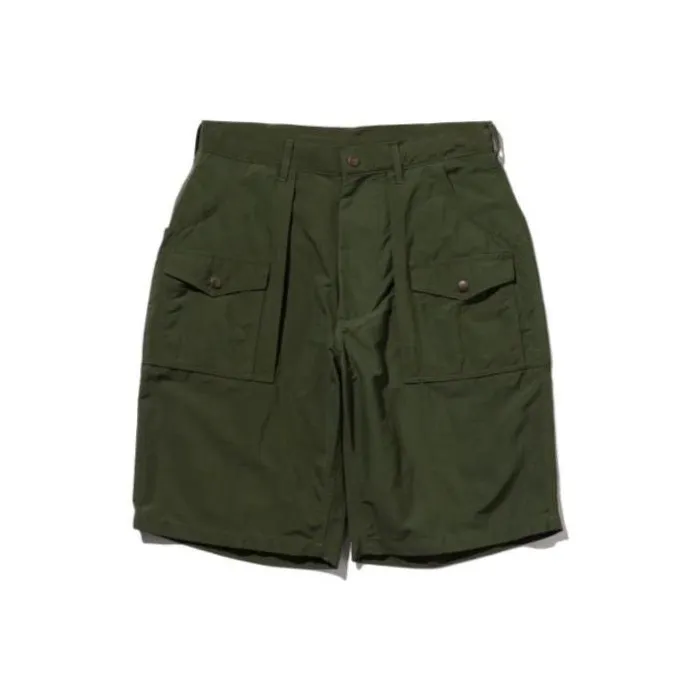 Beams Casual Shorts Men Green-0