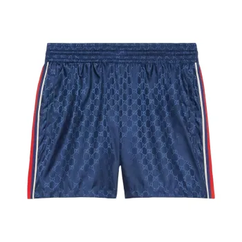 GUCCI Gg Jacquard Nylon Swim Shorts