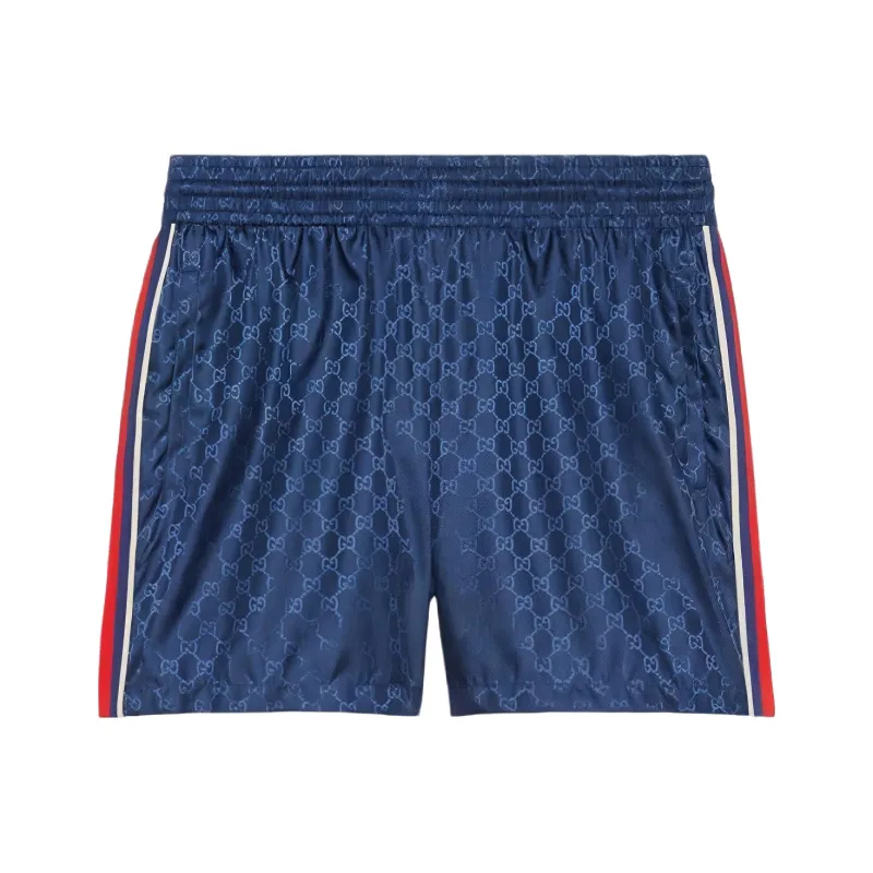 GUCCI Gg Jacquard Nylon Swim Shorts-0