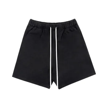 ARNODEFRANCE Casual Shorts Unisex Washed Black