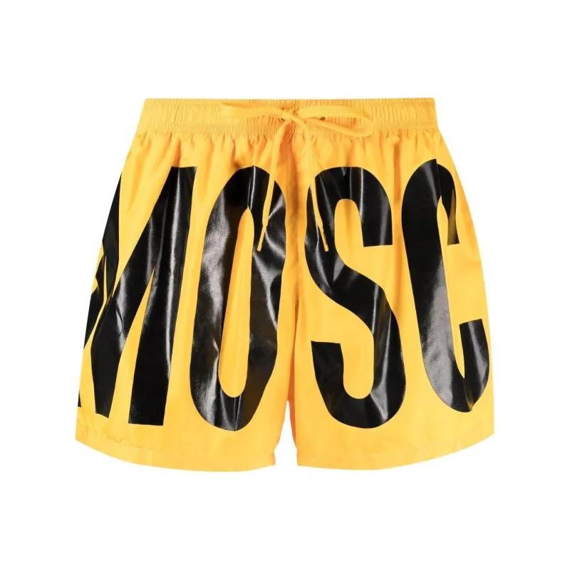 MOSCHINO Swimming Shorts Men Yellow-0