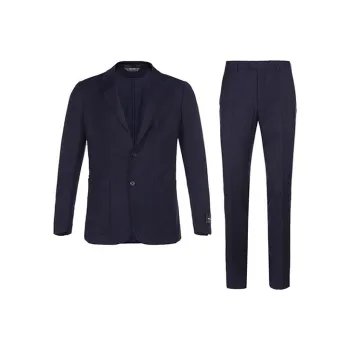 Zzegna Business Suits Men Dark Blue