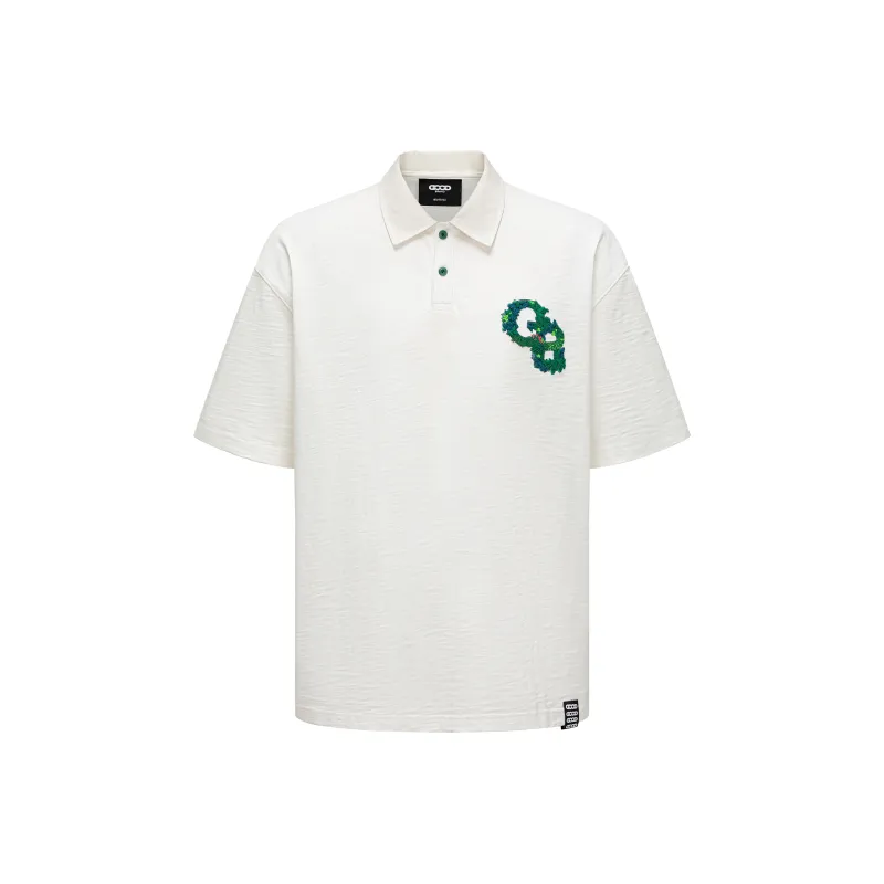 GOODBRAND Polo Shirt Unisex White-0