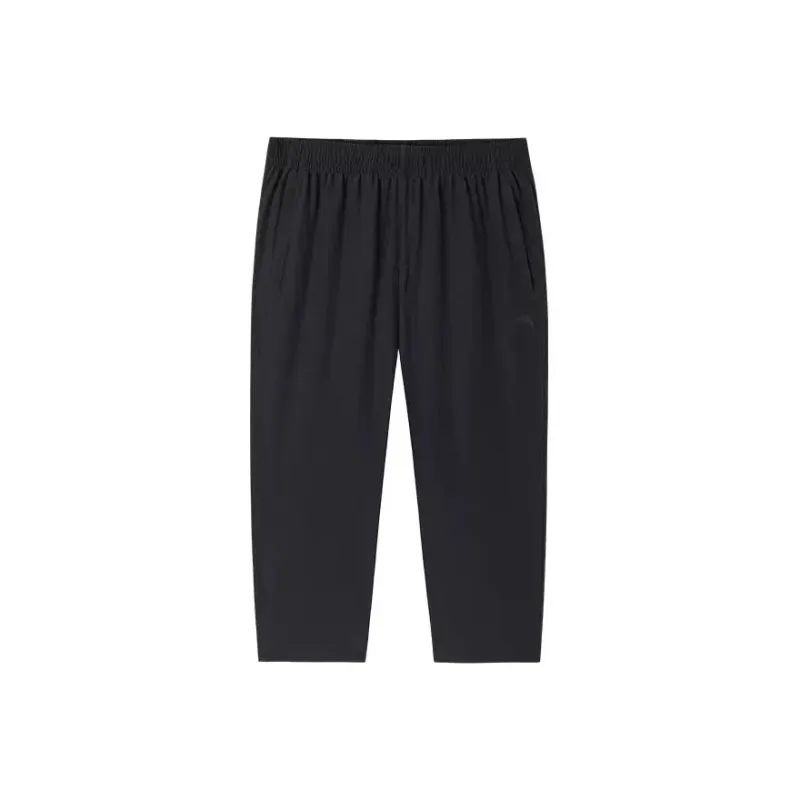 Anta Variety Training Collection Casual Pants Men's Basic Black-0