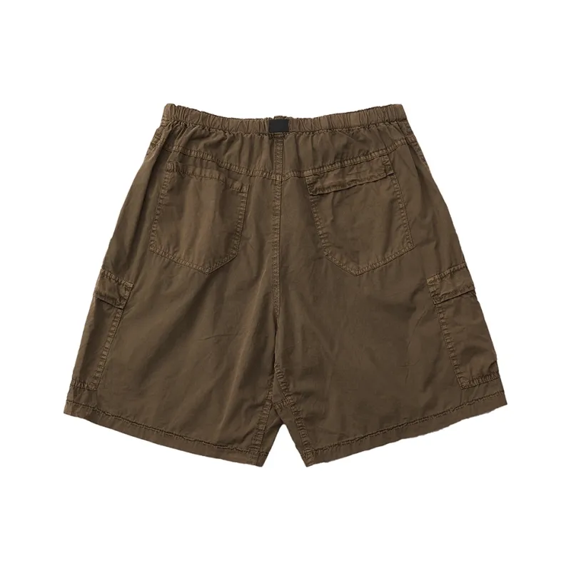 LIVINGTOWN Casual Shorts Men Brown-0