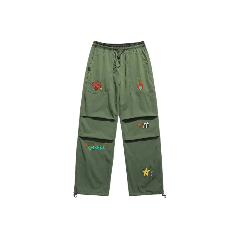 Qnxeey Casual Pants Unisex-12