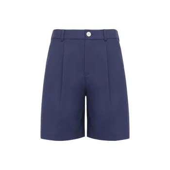 LI-NING 1990 Casual Shorts Men Dark Ship Blue