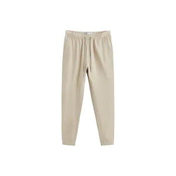 ZARA Casual Pants Men's Light Beige Yellow